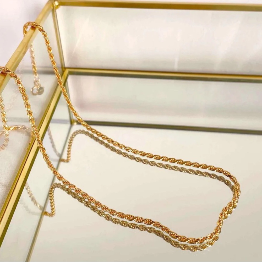 Atolea Calvi Rope Chain Choker Necklace - Picture 3 of 5